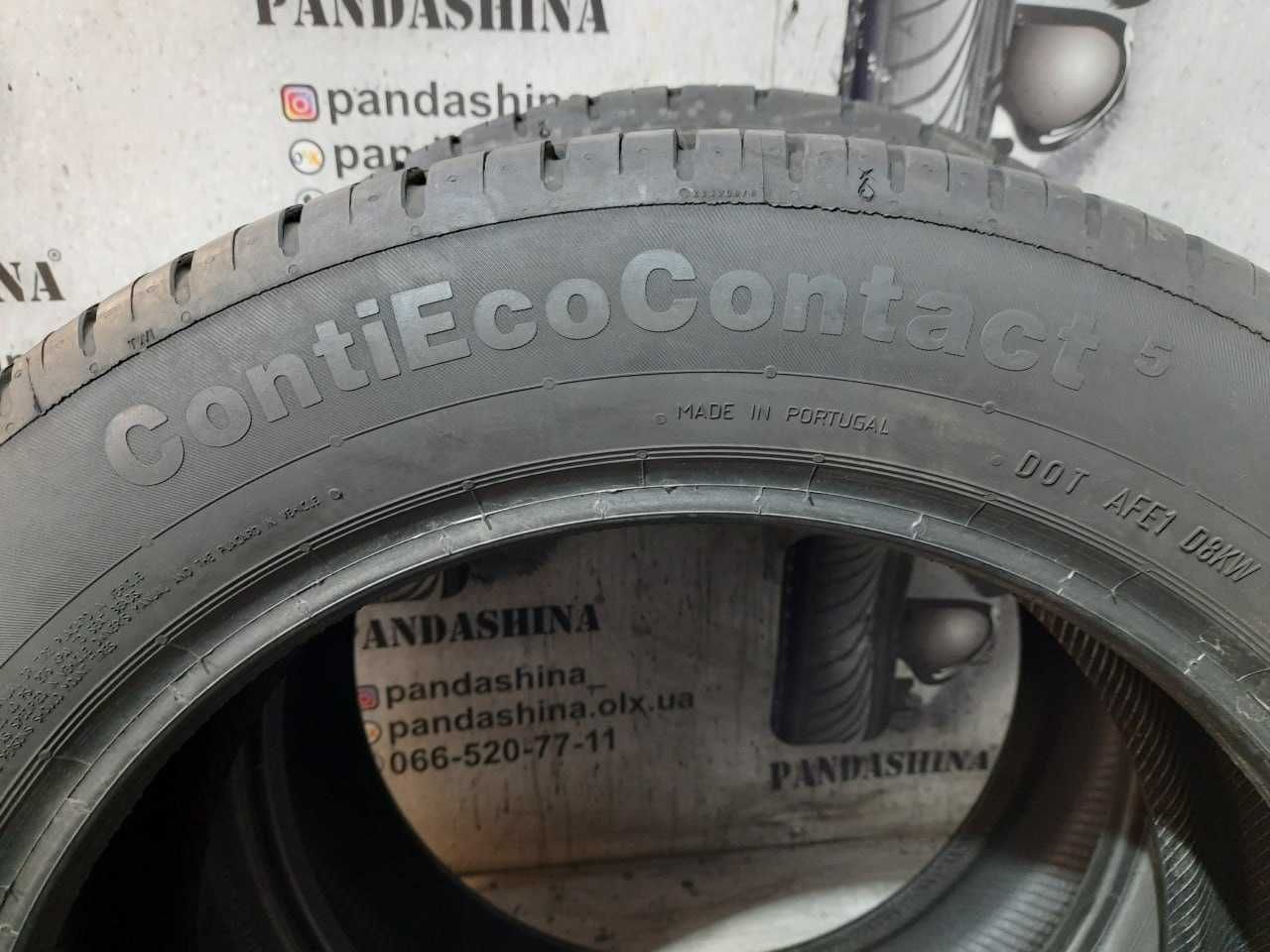 Шини 7-7,5мм 205/55 R17 CONTINENTAL ContiEcoContact 5 б/в літо склад