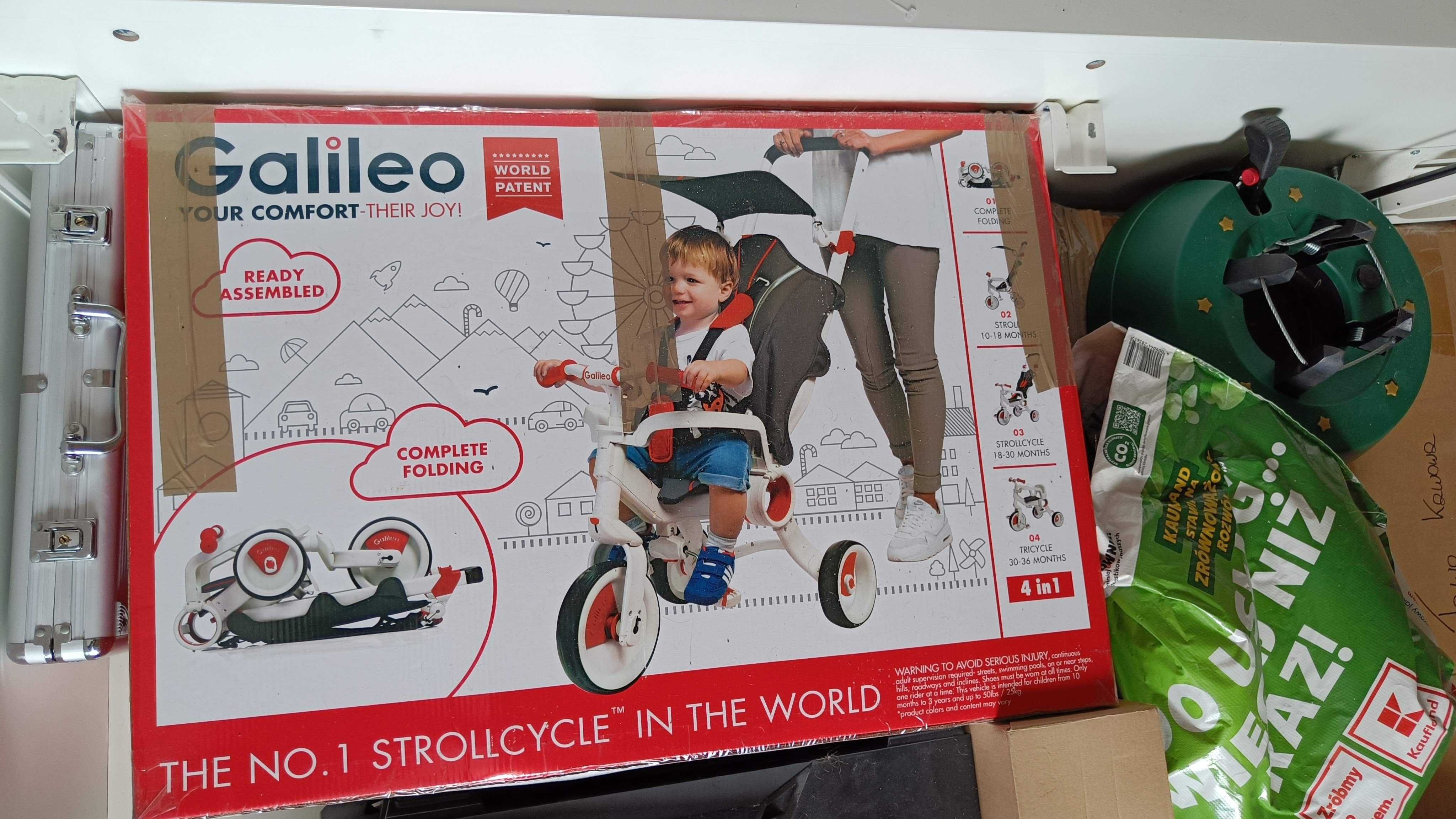Rower Rowerek Trójkołowy Jeździk Wózek Galileo Strollcycle 4w1