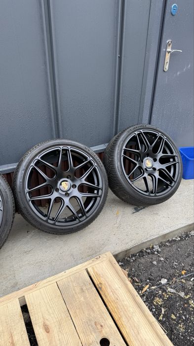Goauto диски Porsche 5/130 r20 r21 9-11j dia71,6 з гумою 305 30 r21