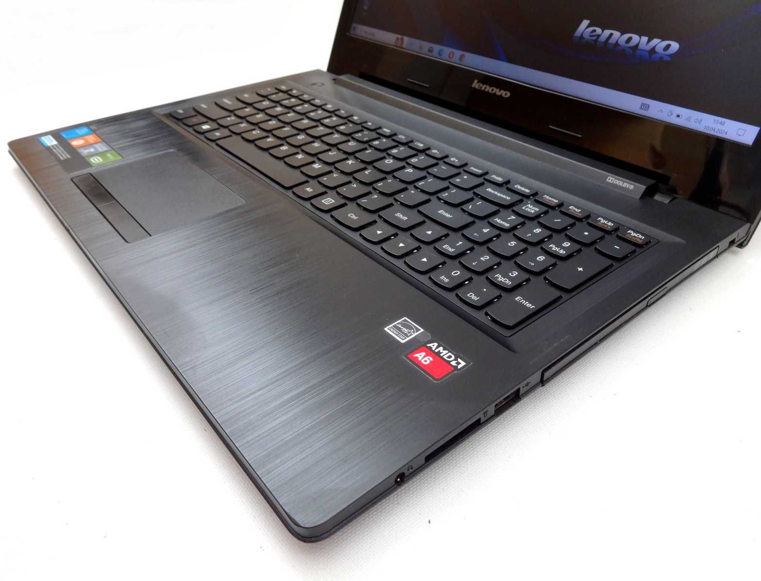 Laptop Lenovo G50-45 A6-6310/8GB/dysk SSD stan bdb.