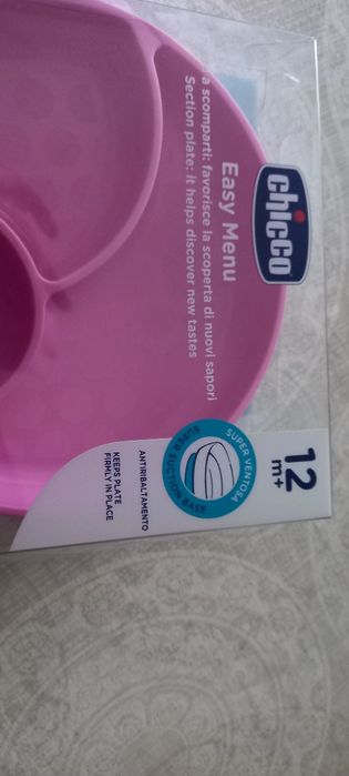 Prato de alimentação para bebé 12 M