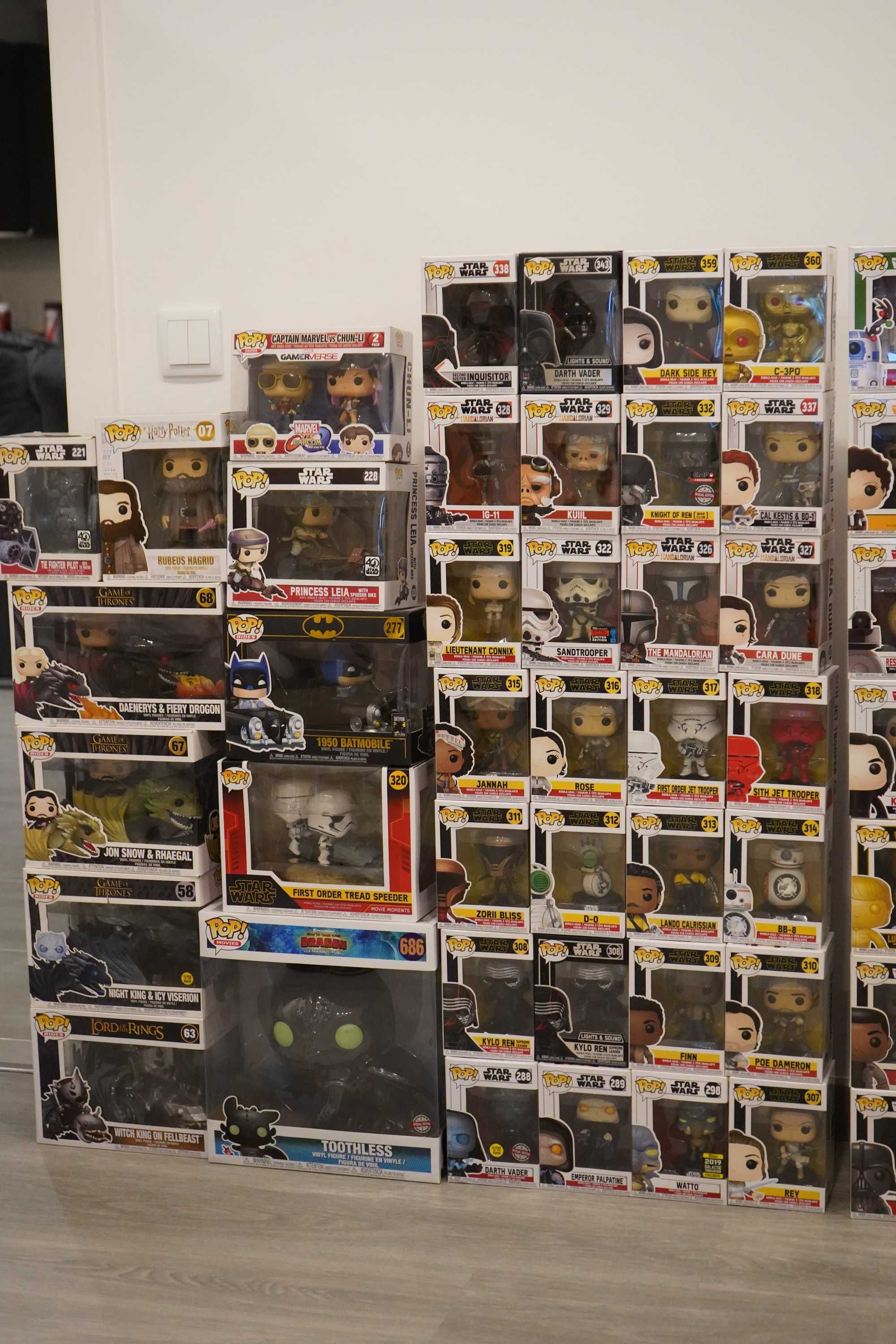 Funko Pop! +200 (Star Wars, Harry Potter, Disney, Marvel, DC, etc.)