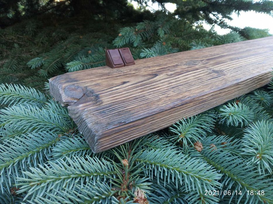 DUŻA PÓŁKA WISZĄCA 92x16x3 cm. /sosnowa/