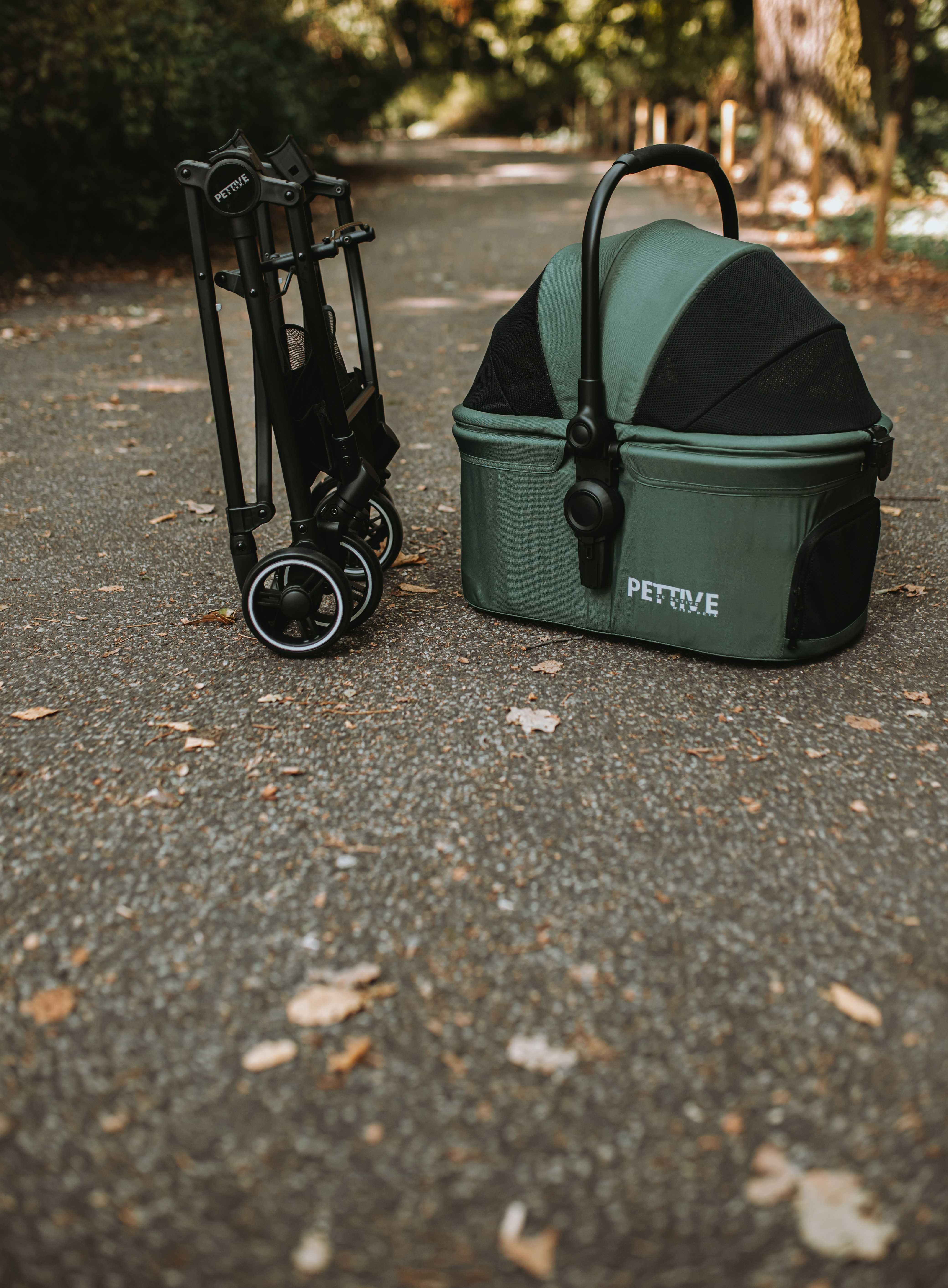 Wózek dla psa do 15 kg transporter dla kota, fotelik samochodowyISOFIX