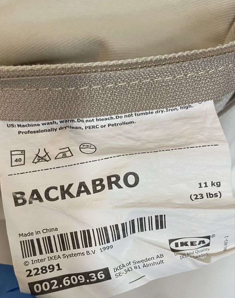 Pokrowiec na sofe rozkladeną BACKABRO z IKEA Wysyłka !!!