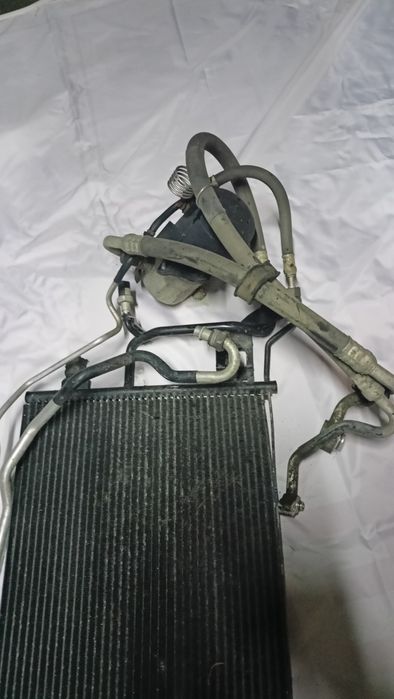 VW Passat B5 komplet przewodów klimatyzacji z chłodnicą