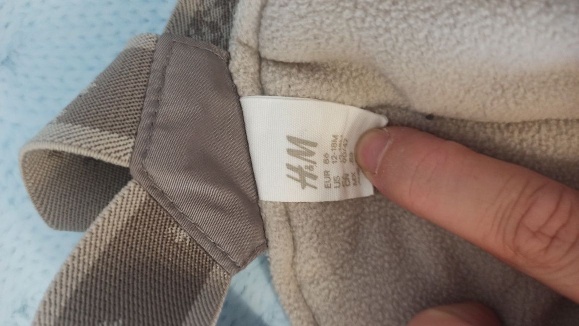 Spodnie narciarskie zimowe na sanki nieprzemakalne rozm. 86 H&M