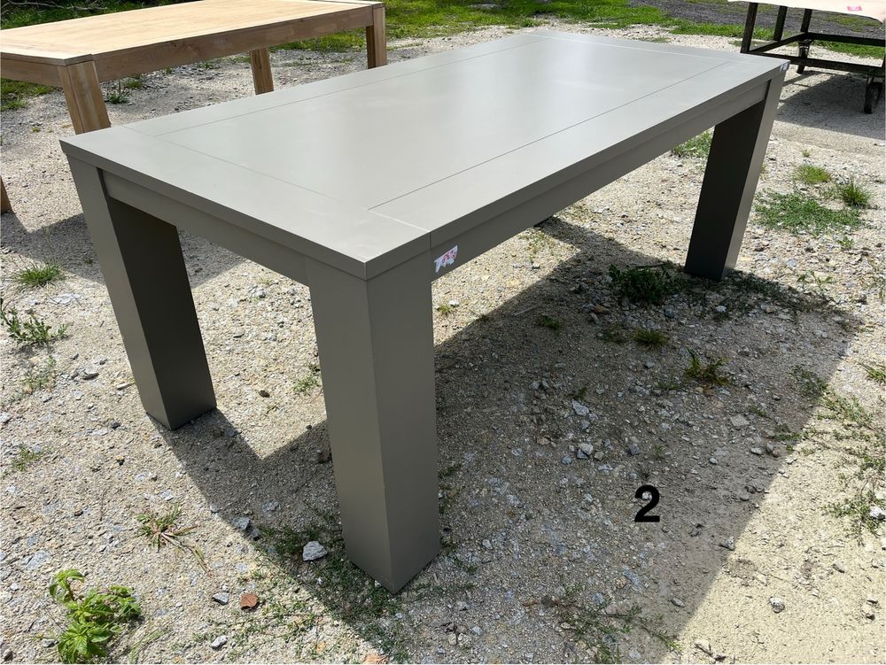 Duże drewniane dębowe stoły jadalne 200x100 cm