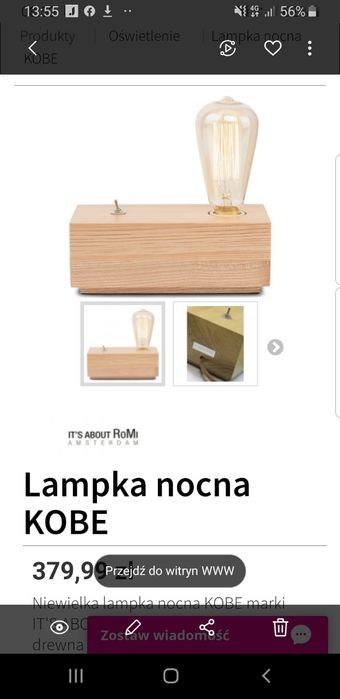 Lampa stołowa kobe its about romi