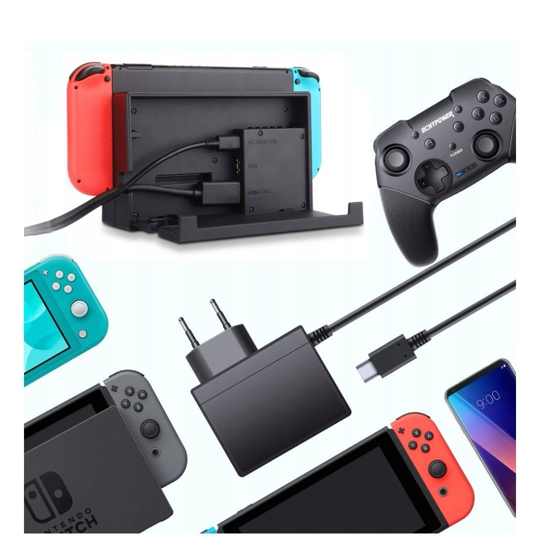 Ładowarka  Zasilacz do  Nintendo SWITCH Type-C USB C