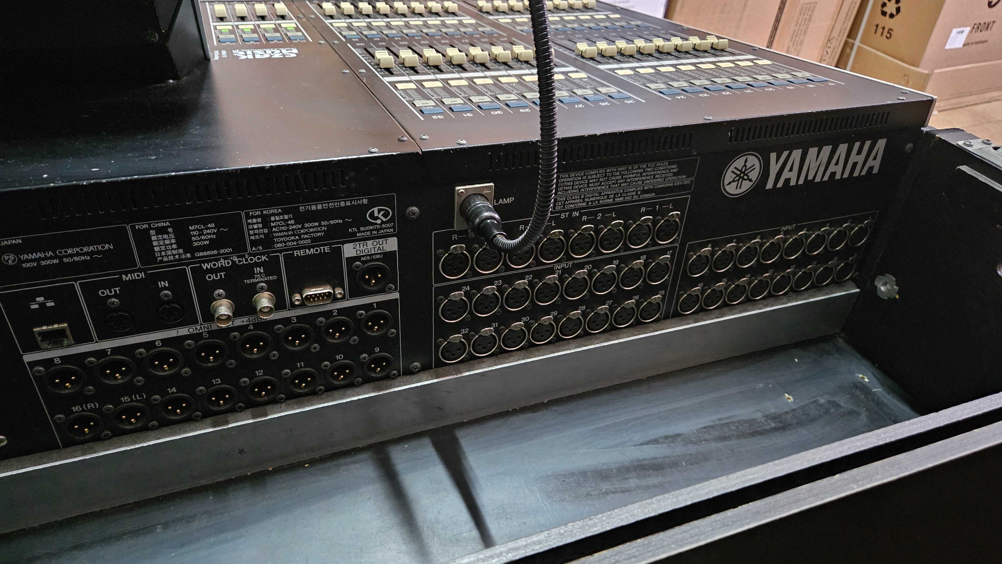 Yamaha M7CL, Meter Bridge, Case