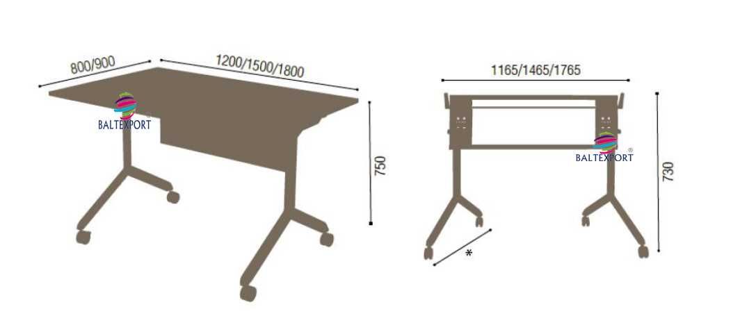 Mesa Articulada Facilidade de Manuseio Rebativel c/Rodas ou Pateres