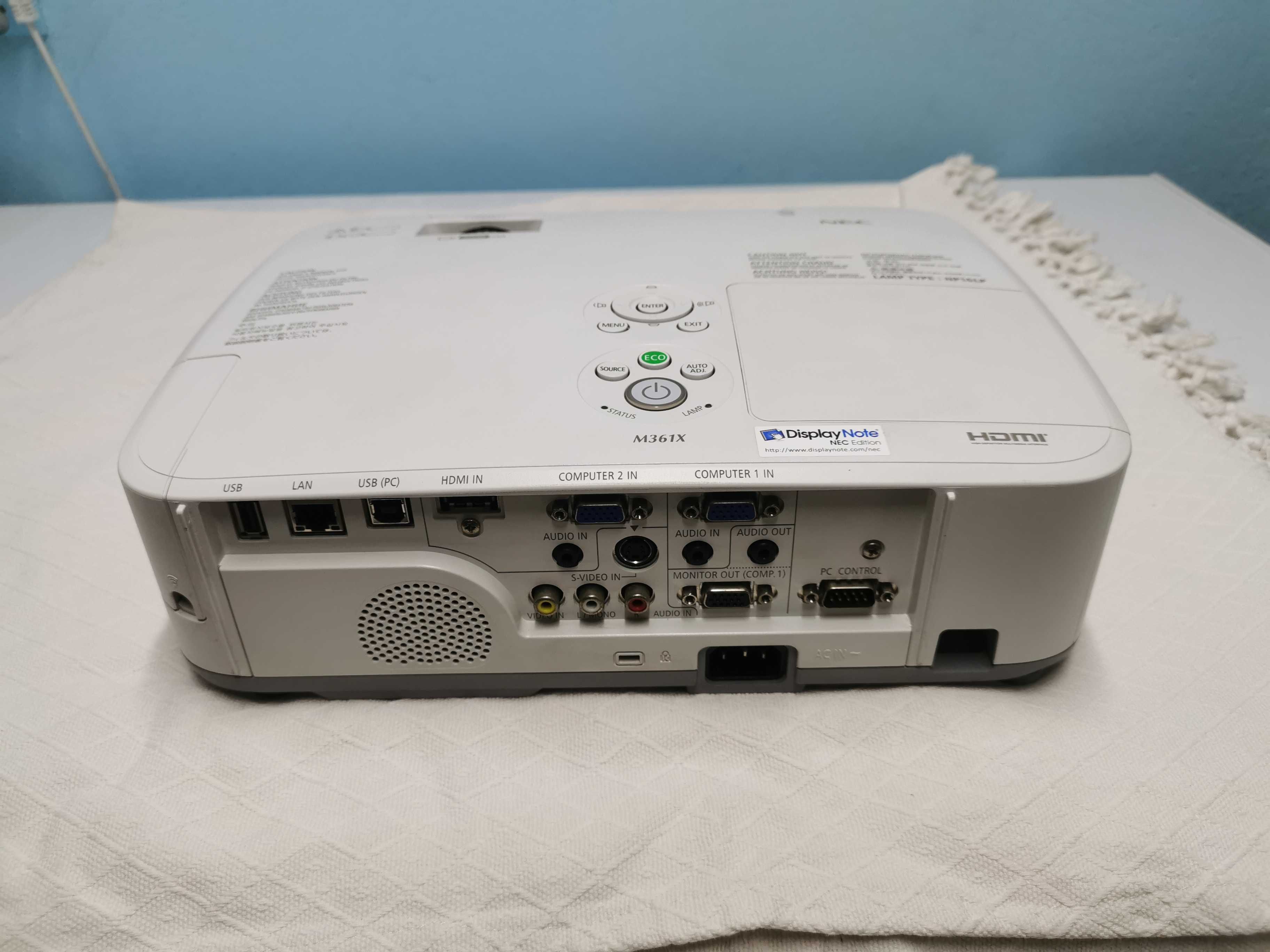 Projektor LCD Nec M361X biały