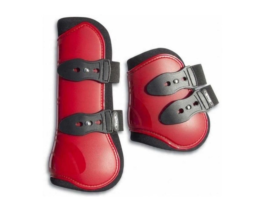 ochraniacze na nogi konia komplet 4 szt czerwone pony