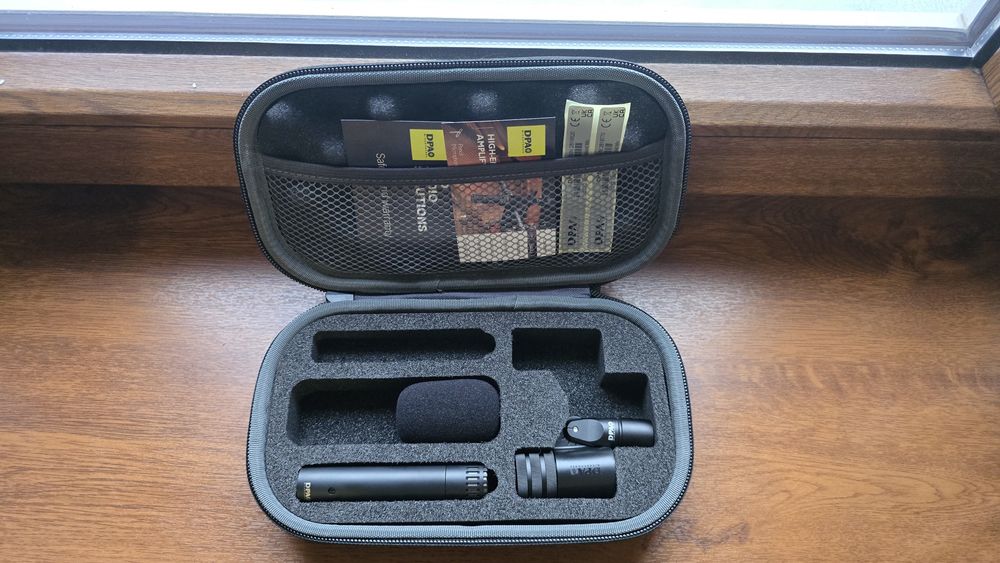 DPA 2012 Compact Cardioid Microphone – nowy, oryginał, komplet akcesor