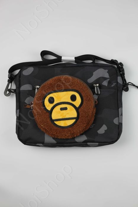 Месенджер Bape з брелком, Барсетка бейп через плече, дроп, опт, бейп