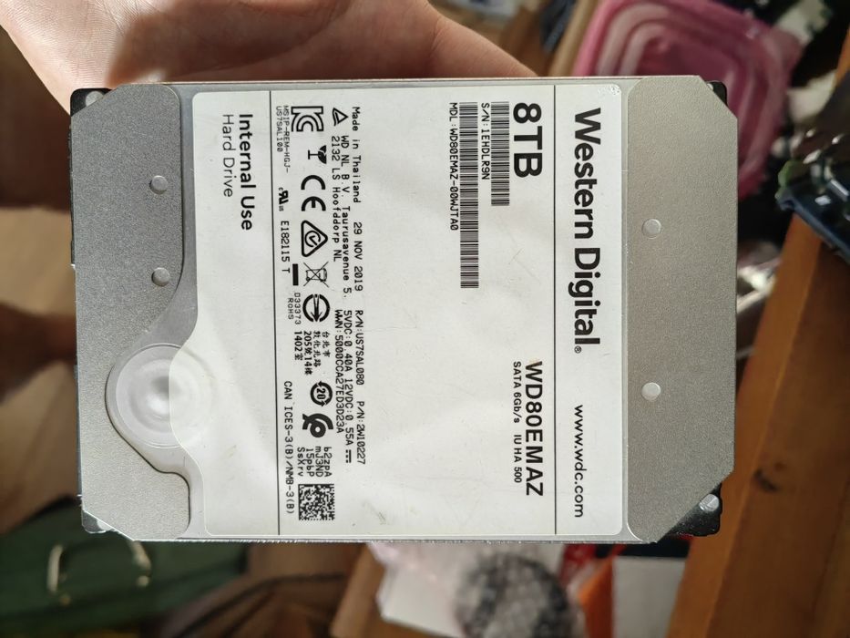 Disco de 8TB  e 14TB Western digital SATA 6.0 GBs