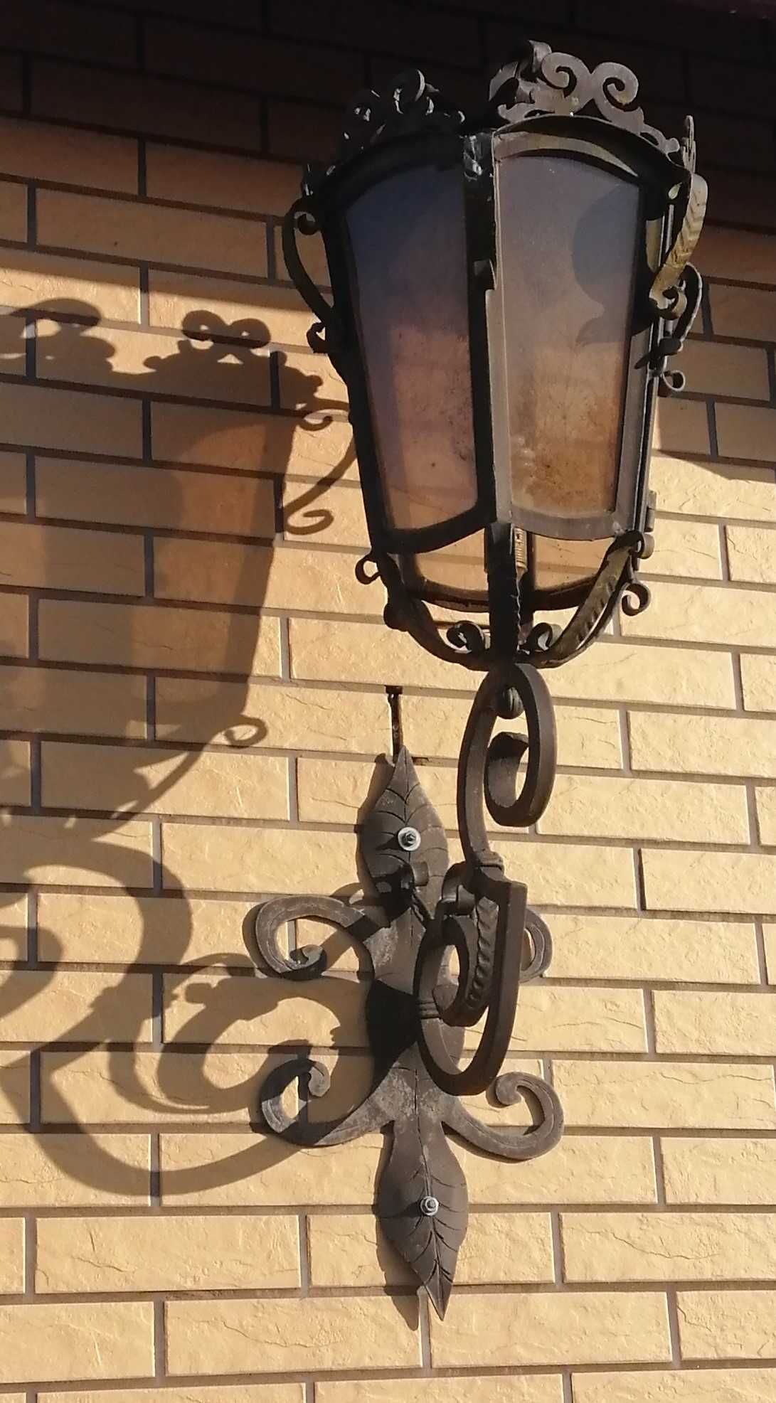 Lampa żeliwna ogrodowa