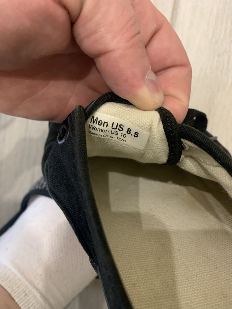 Vans кеды черные