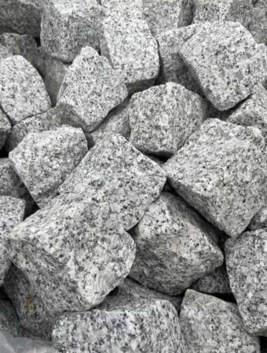 KOSTKA GRANITOWA 4x6, 7x9, 8x11, 10x10, 15x17 Szary Granit Brukowa