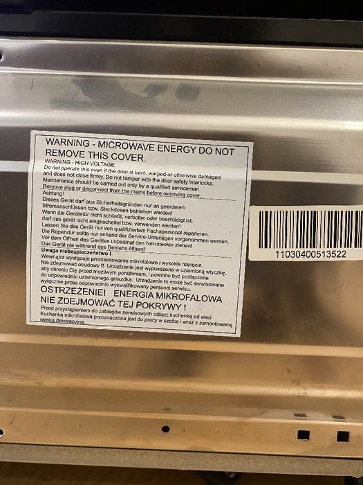 Amica-kuchenka mikrofalowa do zabudowy