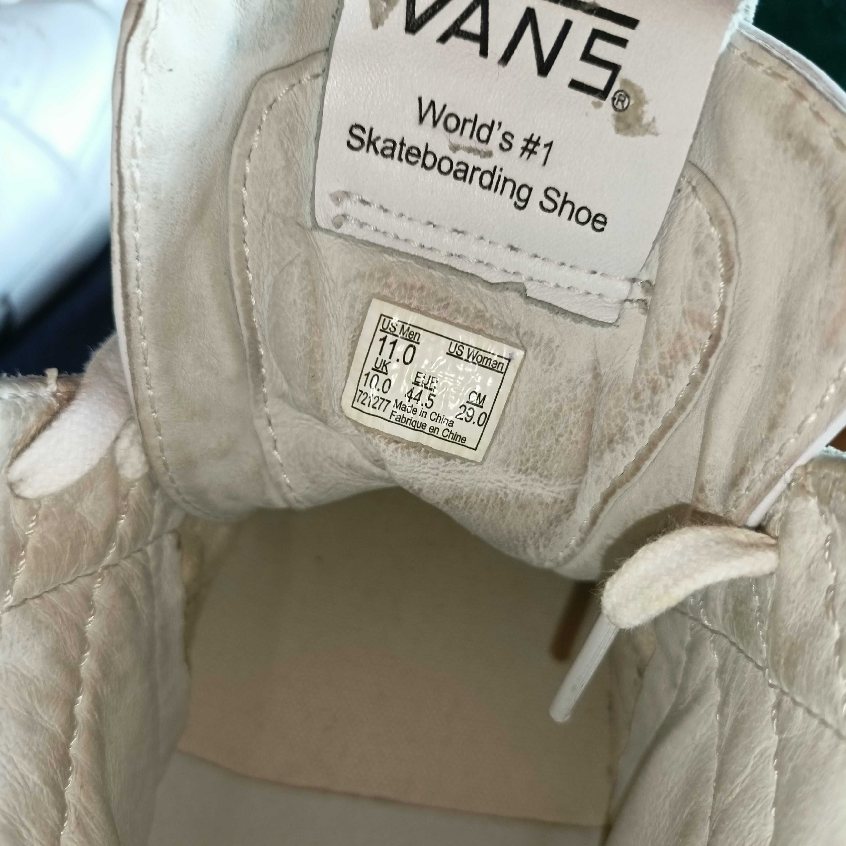 Vans roz. 44,5 - dł. wkł. 28,5 cm- skóra