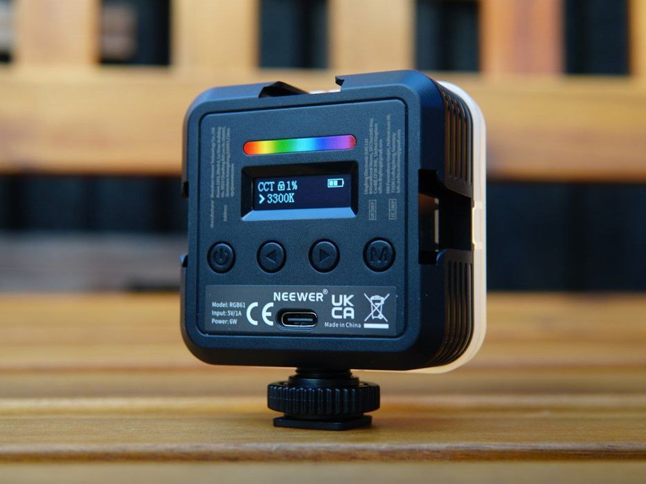 Цветной RGB-видеосвет для камер на магните Neewer Mini Portable LED Li