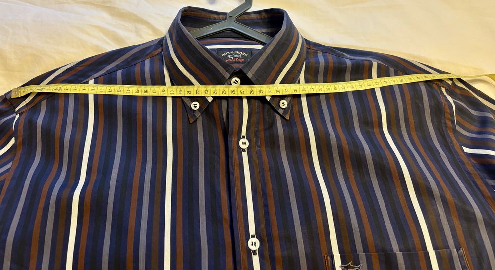Camisa Paul & Shark, excelente estado. Tamanho 42. Medidas nas fotos
