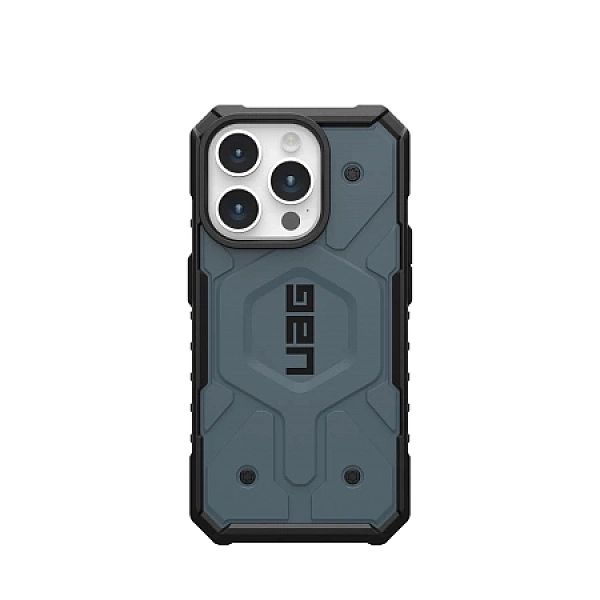 Etui UAG Pathfinder MagSafe do iPhone 15 Pro - niebieskie