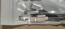 Kabel USB 3 w 1 do ładowania ( micro USB, iPhone i USB typu C