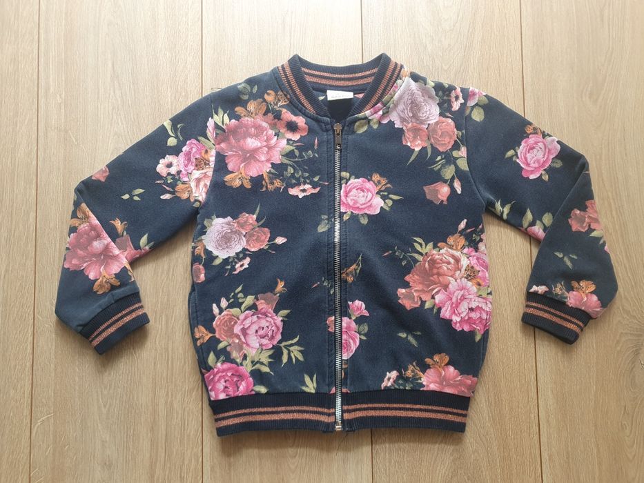 Bluza bomberka Zara 116 róże