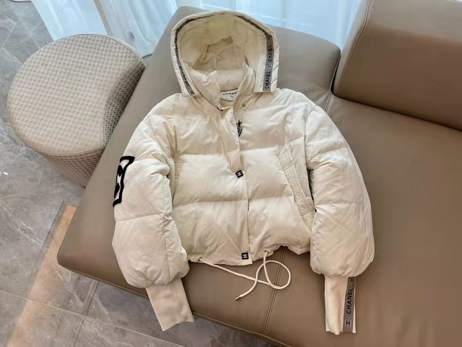 Женская куртка пуховик Chanel Шанель