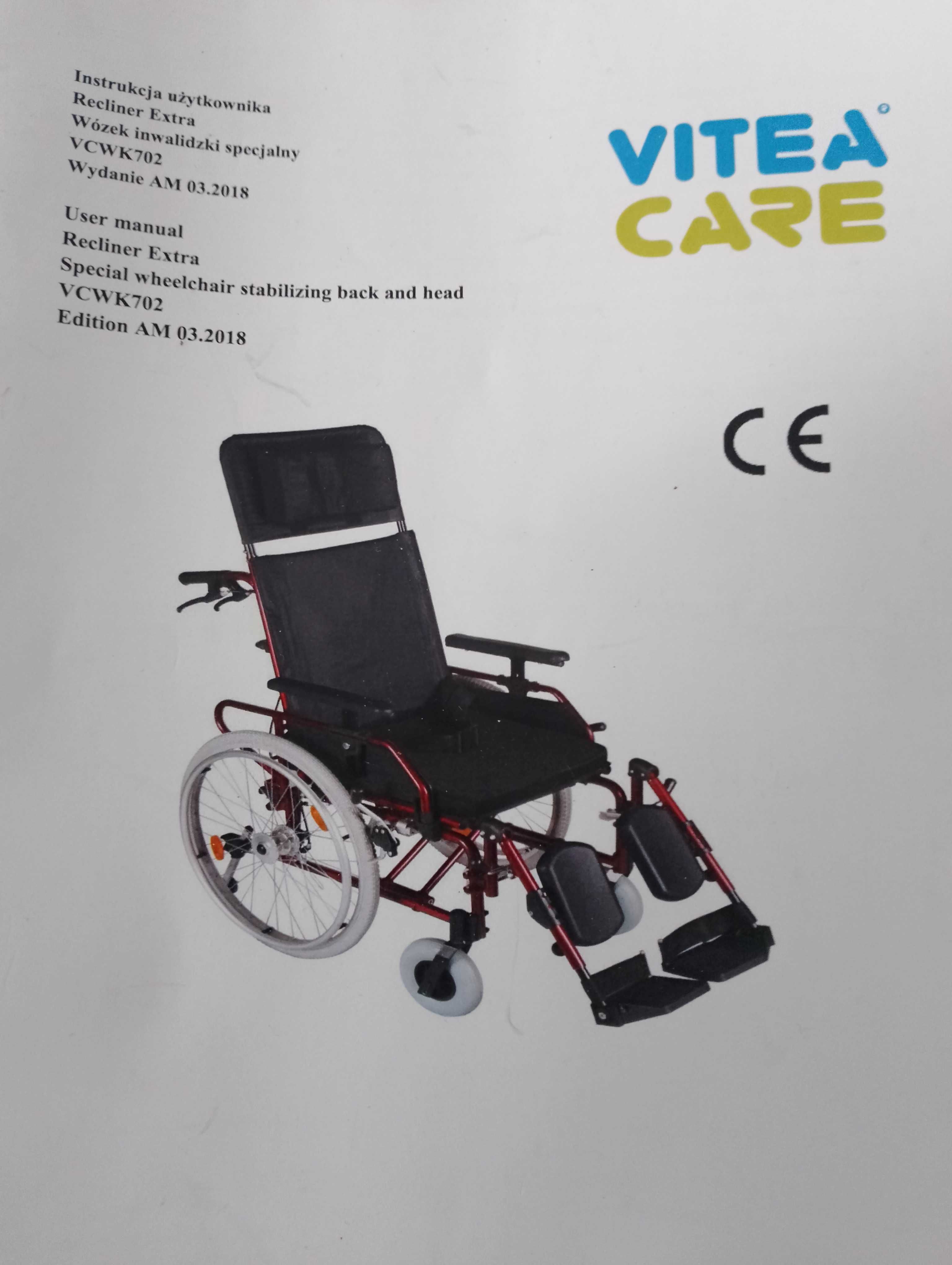 Wózek inwalidzki specjalny