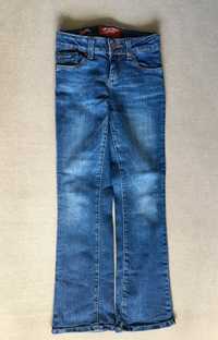 Leginsy grubsze h&m, rozm. 128, jeansy slim 8 lat.