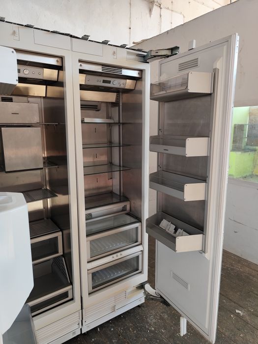 Zestaw American Side-By-Side Gaggenau Lodówka i Zamrażarka z kostkarką