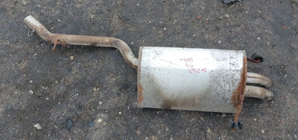 mercedes c-klasa w203 1.8 tłumik końcowy