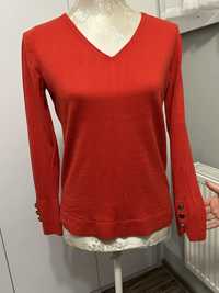 Czerwony sweterek Comma r. 38 M
