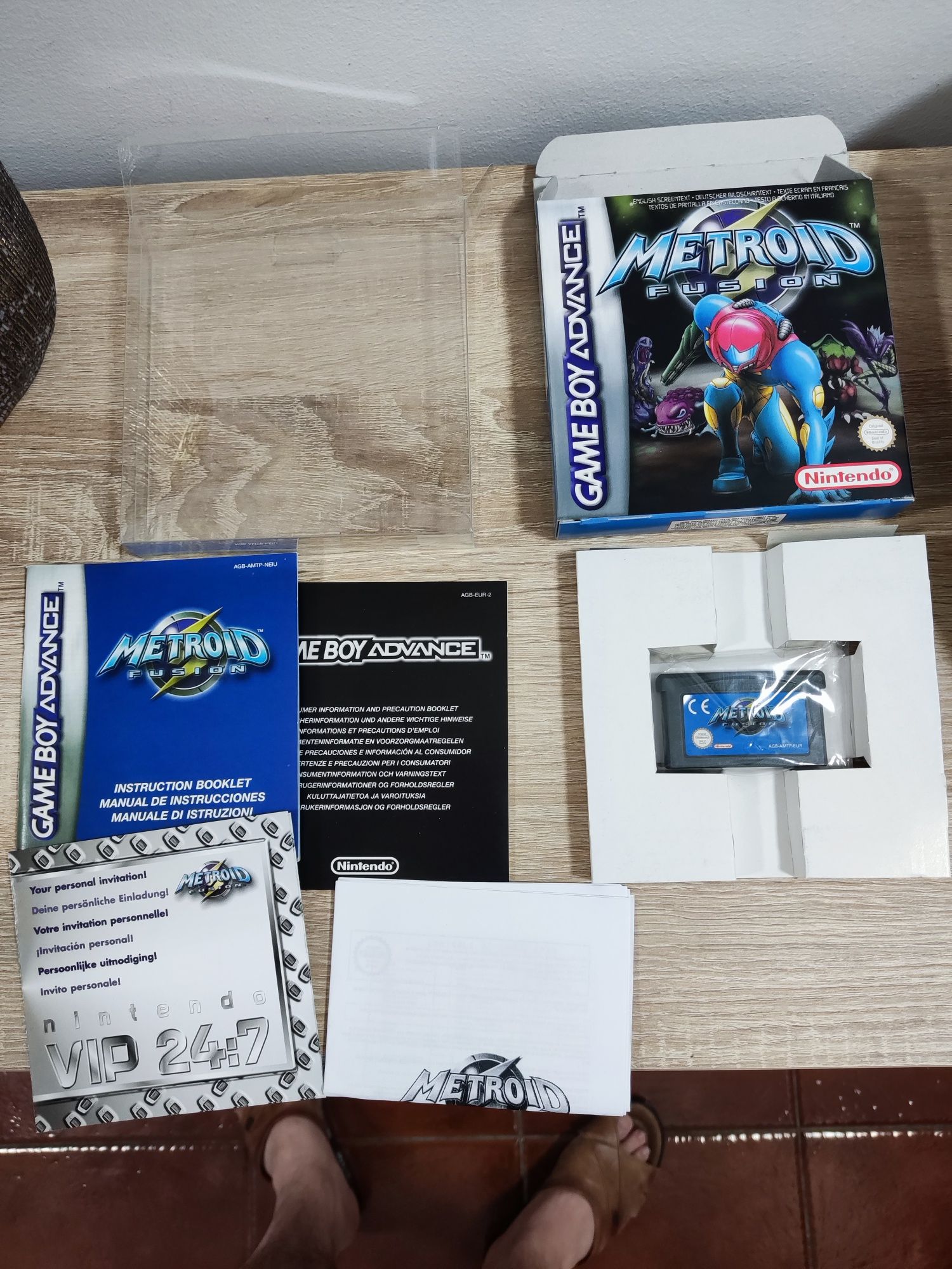 Metroid Fusion completo como novo game Boy advance