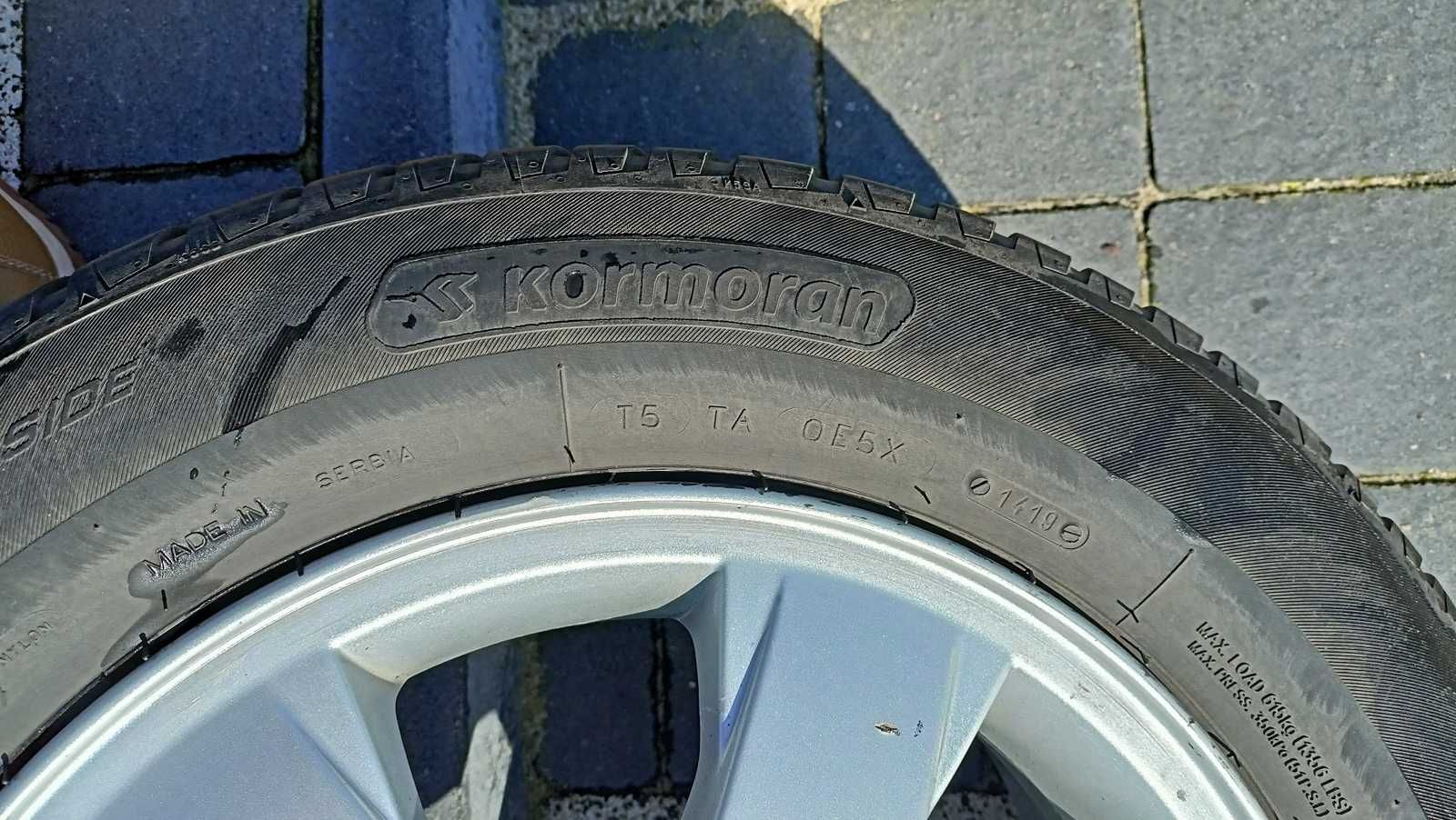 Felgi aluminiowe 15 cali i opony letnie 195/65 R15 91V Opel Vectra B