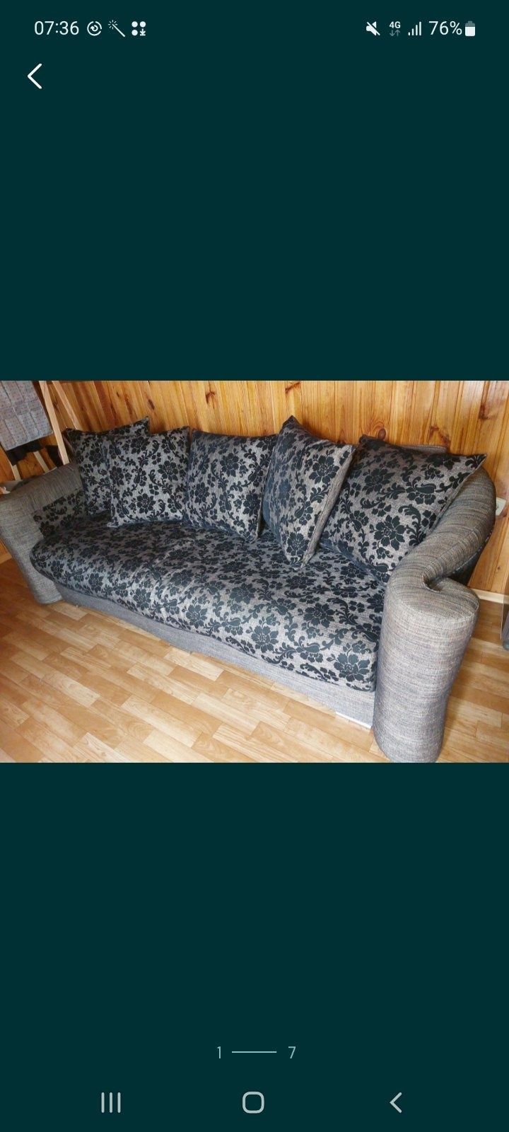 Шикарный диван+5  подушек