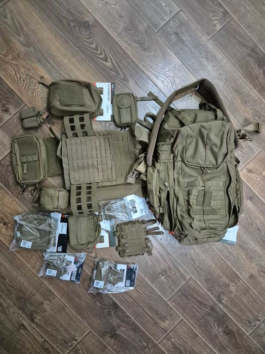Плитоноска і рюкзак 5.11 Tactical з підсумками.