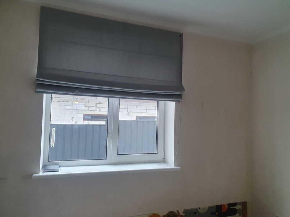 Римские шторы, блекаут, двойні римські штори, с тюлью, с принтом