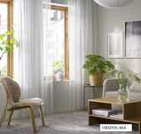 Cortinados Ikea Lill NOVOS - 4 Pares