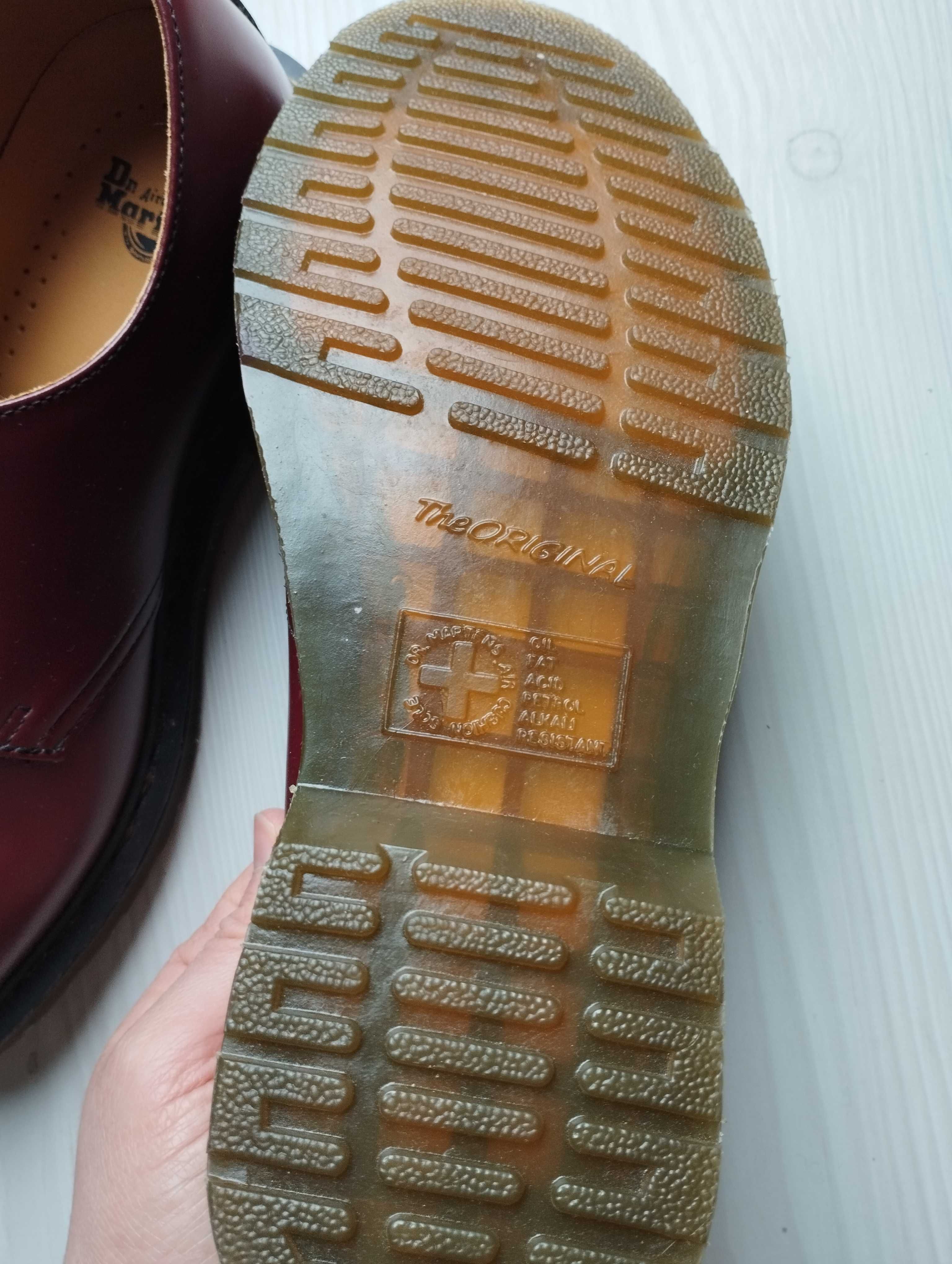 Buty glany Dr Martens trójki Nowe 39 bordo