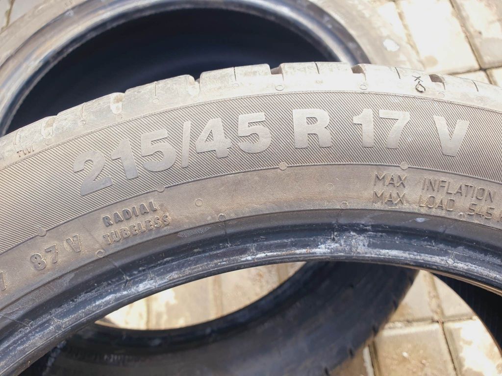 215/45R17 CONTINENTAL Opony letnie