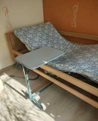 Łóżko ortopedyczne ze stolikiem