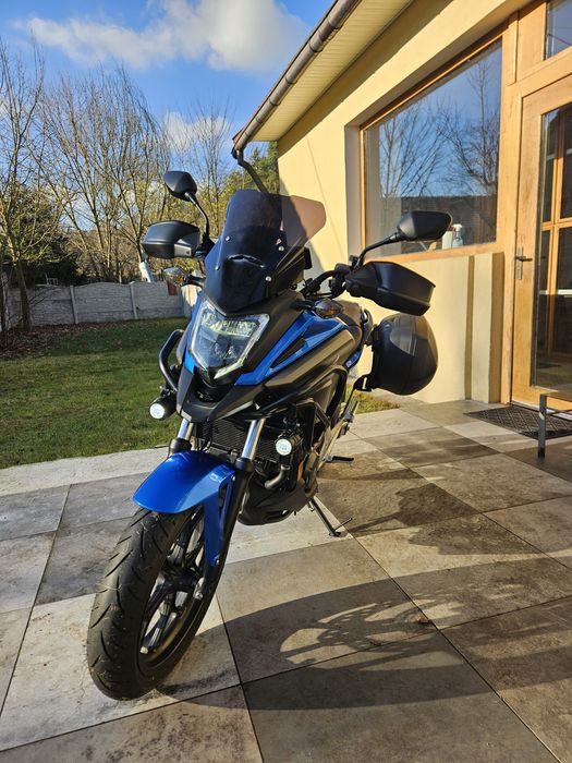 Honda NC 750X DCT, prod. 20.12.2019r. nowe opony, piękna niebieski.
