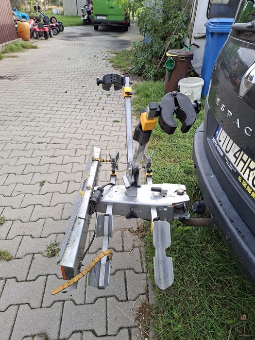 Bagażnik na 2 rowery na hak uchylny