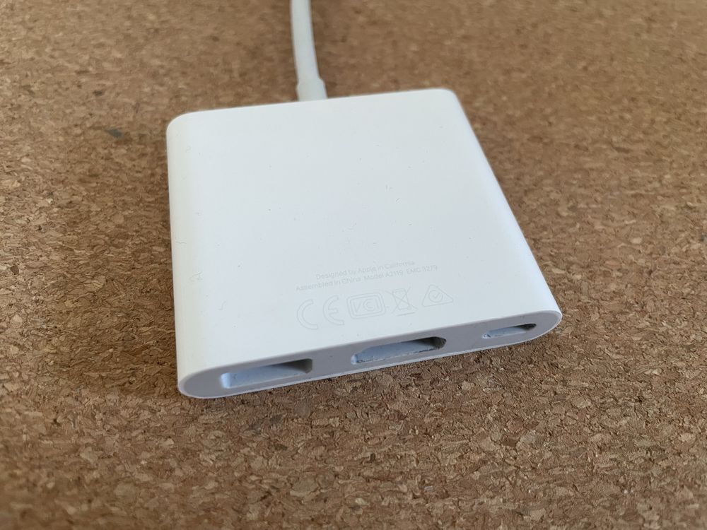 Apple adapter usb-c hdmi usb-a A2119 digital multiport av oryginalny