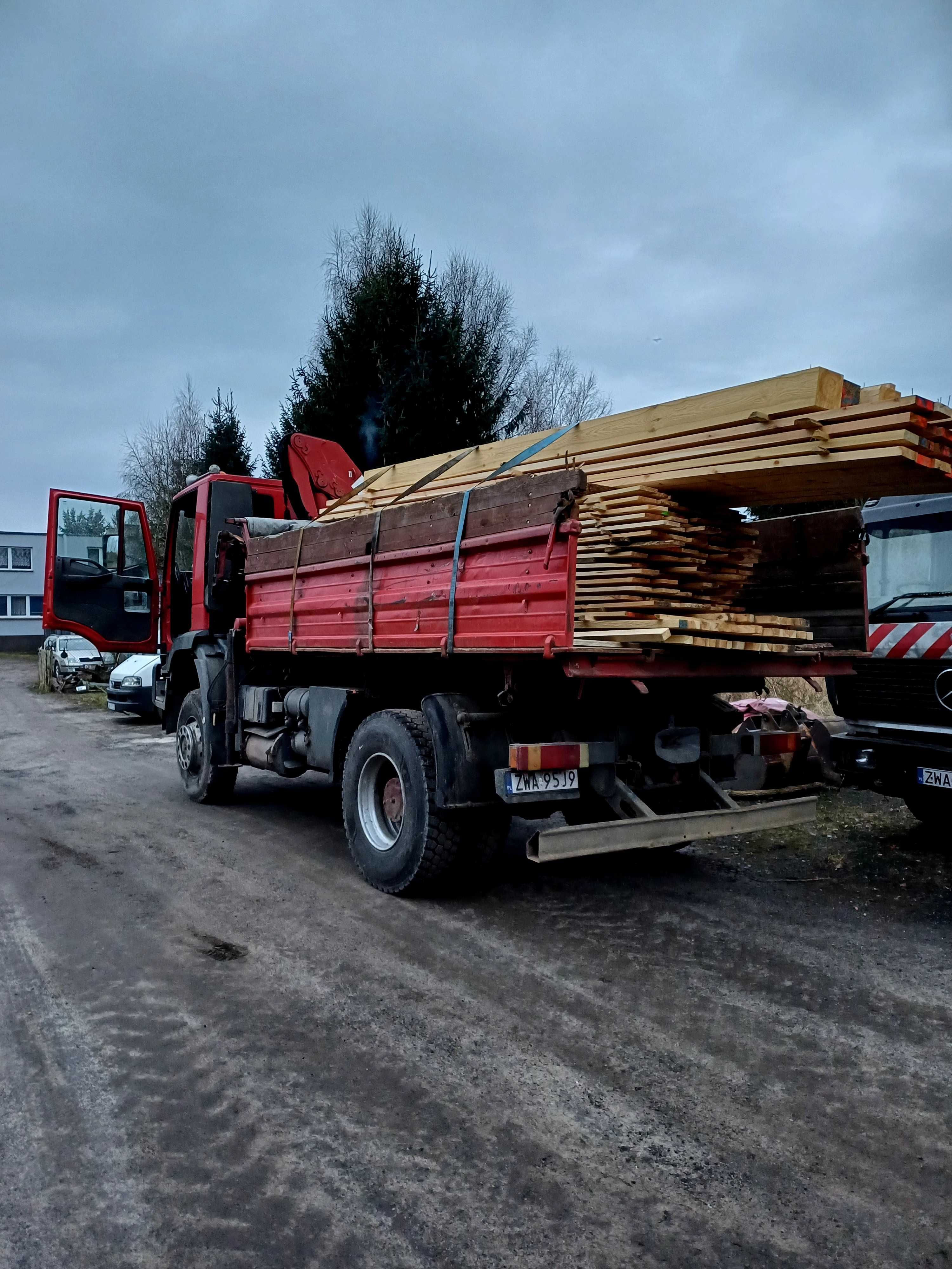 Transport wywrotka 4x4 hds platforma